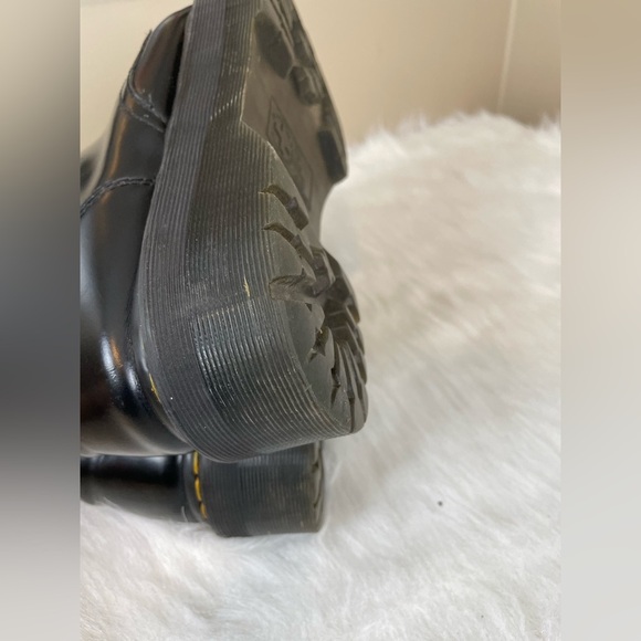 Dr Marten Jadon Platform Smooth Black Lace-Up Boots Mens 11 - Picture 7 of 15